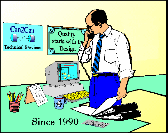 Drawing of office